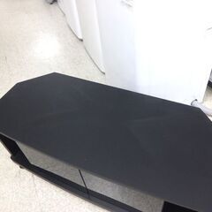 テレビ台 幅95cm ガラス扉 キャスター付き テレビラック TVボード ブラック ハヤミ工産 TIMEZ☆ 札幌市 北区 屯田 の画像