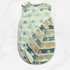 星柄スリーパー ベビー用⭐️ガーゼ素材でやわらかい着心地【宇都宮受け渡し】の画像