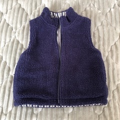 ベビー服★リバーシブルあったかベストの画像
