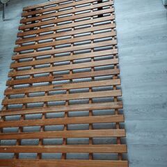 スノコベッド(シングル)折り畳みマジックテープ付きの画像