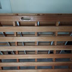 スノコベッド(シングル)折り畳みマジックテープ付きの画像