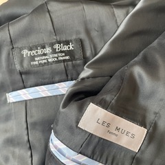 レディーススーツ ブラックの画像