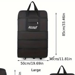 伸ばせるキャスターバックの画像