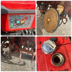 M1108708K 宮城発 耕運機 ヤンマーディーゼル　耕運機YA70ーセル始動　ディーゼル  耕うん機 7馬力 中古品 現状品 直接引き取り限定の画像