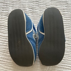 ニューバランス　キッズ　スニーカー　16.5 汚れ使用感ありの画像