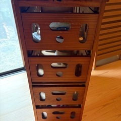 【お譲り先決定)】収納キャビネットの画像