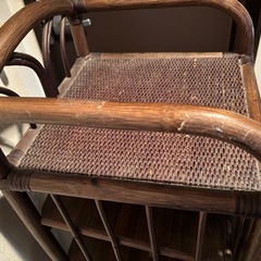 ラタン　籐　靴箱の画像