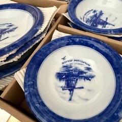 【中古品】大皿と小皿 スプーンセットの画像