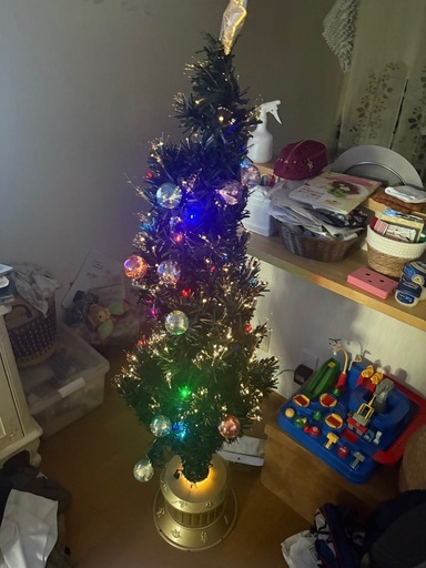 クリスマスツリー　LED 一度使用　美品　高さ150cm