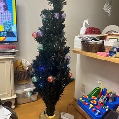 クリスマスツリー　LED 一度使用　美品　高さ150cmの画像