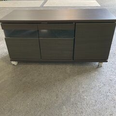 テレビボード　茶の画像