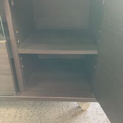 テレビボード　茶の画像