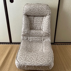 リクライニング座椅子　ベージュ
の画像