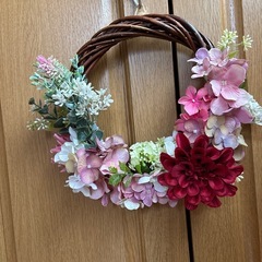 造花リースの画像