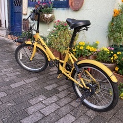 折りたたみ自転車　ミニサイクル　20いんちインチの画像