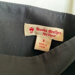 Brooks Brothers Red Fleece ブラックロングスカート サイズ8の画像