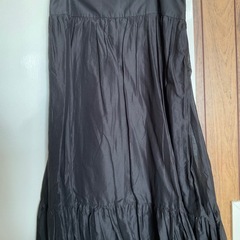 Brooks Brothers Red Fleece ブラックロングスカート サイズ8の画像