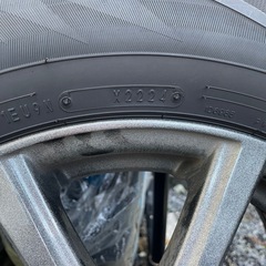スタッドレスタイヤホイル付きの画像