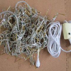 LED電飾 5ｍ 白青 180球 LEDアイスクルライト 電源＆コントローラー付き 札幌市北区屯田の画像