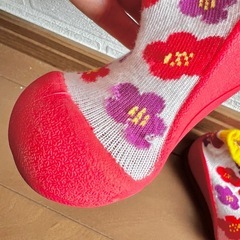 Baby Feet 花柄滑り止めシューズ 12.5cm 2足セットの画像
