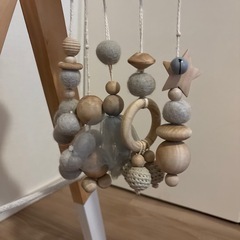 ベビージム　木製　きれいですの画像