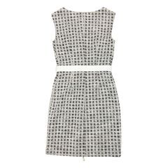 【JEWELS / ジュエルズ】ツイードチェックノースリーブタイトミニドレス キャバドレスの画像