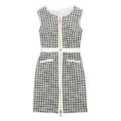 【JEWELS / ジュエルズ】ツイードチェックノースリーブタイトミニドレス キャバドレスの画像