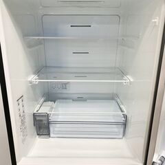 2025年製 東芝 3ドア冷凍冷蔵庫 VEGETA 326L 自動製氷 カップル 2人暮らし GR-W33SC(KZ) マットチャコール 中古家電 店頭引取歓迎 R10202の画像