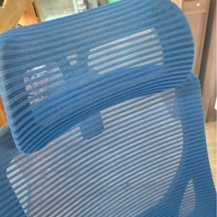 オフィスチェア　ブルーの画像