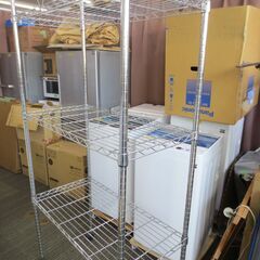 ■３段メタルラック　収納ラック　キャスター付きの画像