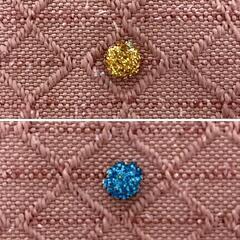 【JEWELS / ジュエルズ】シアースリーブツイードドレス ビジュー ピンク キャバドレスの画像