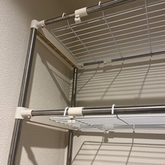 ★受け渡し先決まりました★横幅調整可能☆ランドリーラックの画像