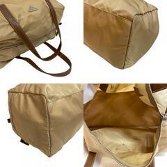 プラダ PRADA ショルダーバッグ トライアングルロゴ べージの画像