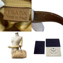 プラダ PRADA ショルダーバッグ トライアングルロゴ べージの画像