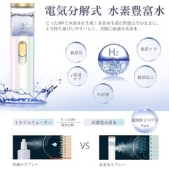 ANLAN 水素ミスト 美顔器 ハンディミストの画像