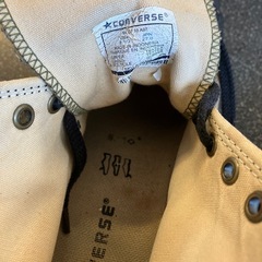 K2511-147 converse CHUCK TAYLOR CLASSIC 復刻 ハイカット スニーカー 27.0センチ キズ汚れ有りの画像