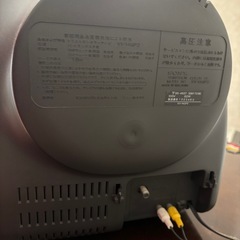 家電ブラウン管テレビの画像