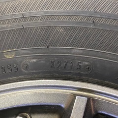 タイヤホイール　4本セット　195/80R15 6穴　15インチ　2015年製　ハイエース　15×6J+33 PCD 139.7 現状品の画像