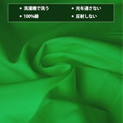 大型グリーンバック撮影セット（300×360cm／スタンド・クリップ・収納バッグ付き）の画像