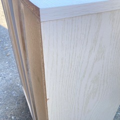 木目調 ホワイト 本棚 カラーボックス の画像