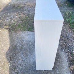 木目調 ホワイト 本棚 カラーボックス の画像