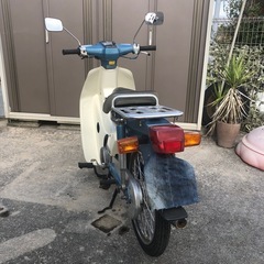 スーパカブ70,70cc,かかり良し。自家塗装。の画像