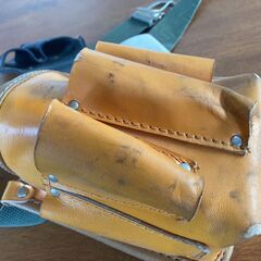 ※記名あり　ツールバッグ　道具　ツール　大工　作業　バッグ　マルチホルダー　腰袋　工具　工具ホルダー　DIY　PMH -11の画像