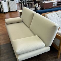 【リユ-スのサカイ広島石内店】ジモティ割！３Pソファ/カリモク/クリ-ニング済み/HG-7818/広島市 家具　佐伯区 家具　南区 家具　西区 家具　東区 家具　中区 家具　安佐南区 家具　安佐北区 家具　安芸区 家具　府中町 家具　海田町 家具　熊野町 家具　坂町 家具　廿日市市 家具の画像