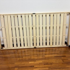 3段階高さ調整 脚付きすのこベッドの画像