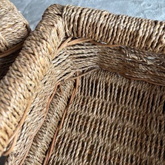 アジアン家具　ラタン　バスケット　カゴ　収納ケース　box　の画像