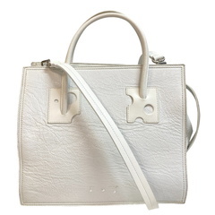 オフホワイト OFF-WHITE トートバッグ 2WAY ホワイトの画像