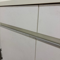 キャビネット　棚　白　ラックの画像