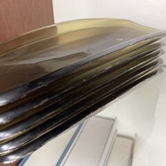 おしぼり置き　おしぼりトレイ　おしぼりトレー　おしぼり受け　トレイ　喫茶店　飲食店　小物ケース　プラスチックの画像