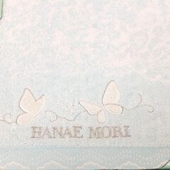 ss7866　ハナエモリ ボアシーツ＆バスタオル ブルー HANAE MORI 西川産業 シングル 冬用シーツ 起毛シーツ 水色 森英恵 寝具 シーツ 未使用品の画像